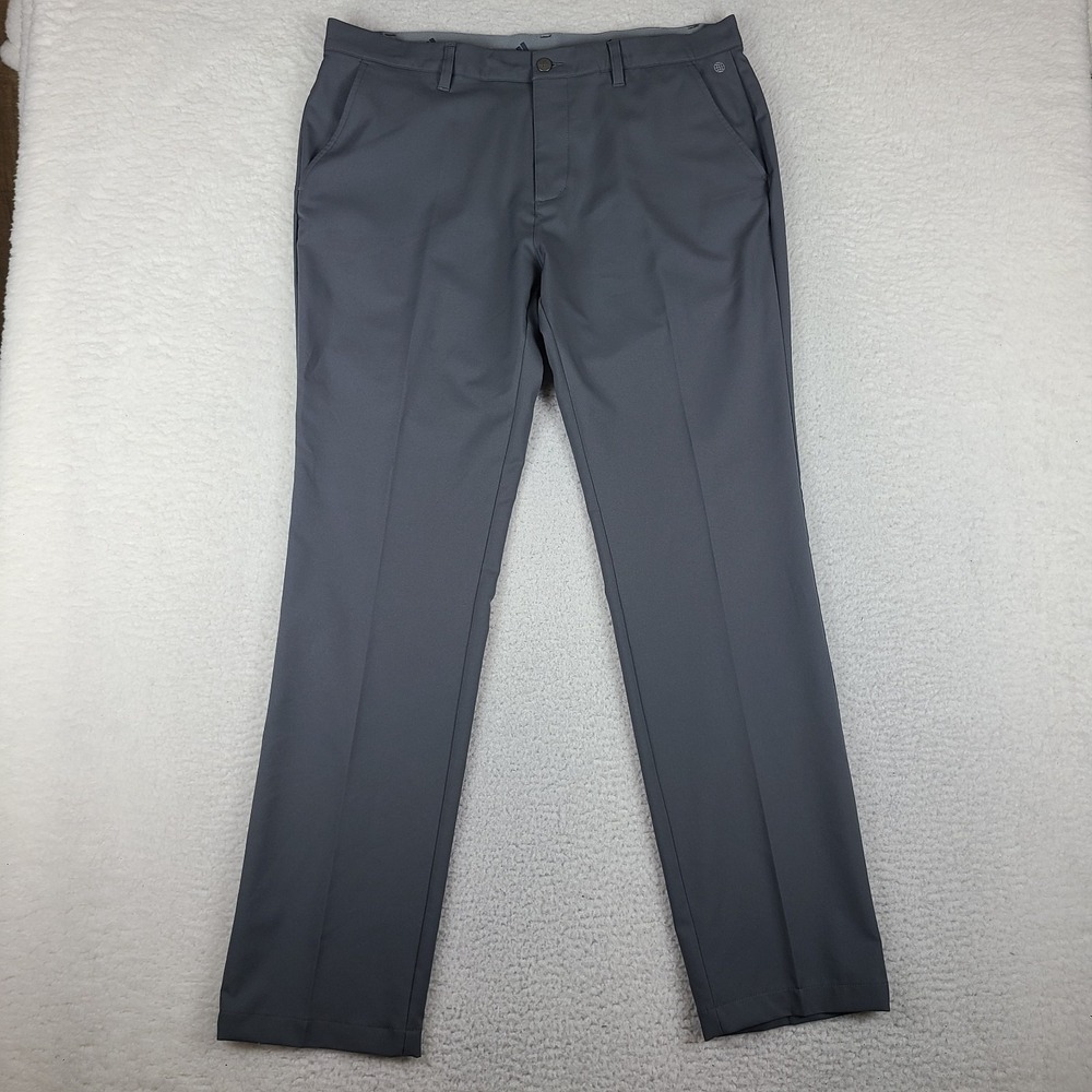 Adidas Pants Mens 36x34 Dark Gray Ultimate 365 Performance Preppy Tech Golf